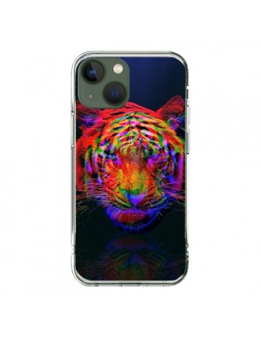 iPhone 13 Case Tiger Beautiful Aberration - Maximilian San