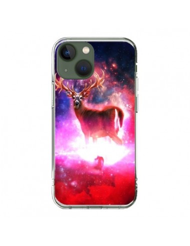Coque iPhone 13 Cosmic Deer Cerf Galaxy - Maximilian San