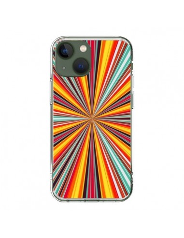 Coque iPhone 13 Horizon Bandes Multicolores - Maximilian San
