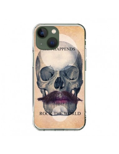 Coque iPhone 13 Rock Skull Tête de Mort - Maximilian San