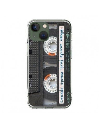 Coque iPhone 13 Cassette Words K7 - Maximilian San