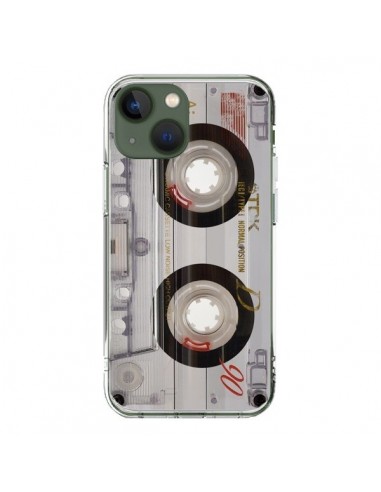 Coque iPhone 13 Cassette Transparente K7 - Maximilian San