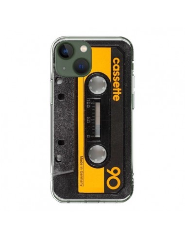Cover iPhone 13 Giallo Cassette K7 - Maximilian San