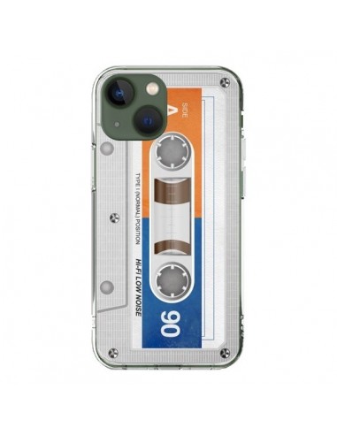 Coque iPhone 13 White Cassette K7 - Maximilian San