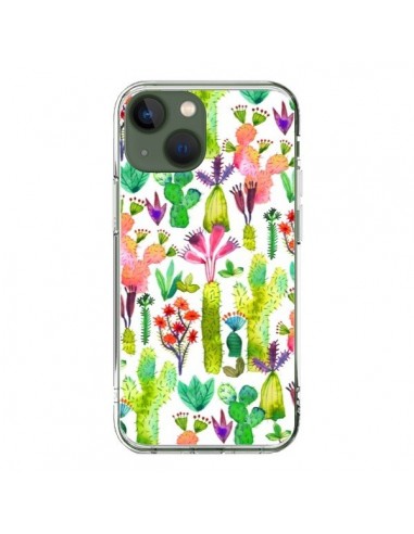 Coque iPhone 13 Cacti Garden - Ninola Design