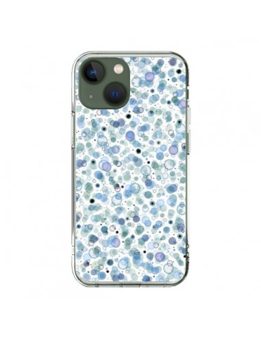 Cover iPhone 13 Cosmic Bolle Blu - Ninola Design