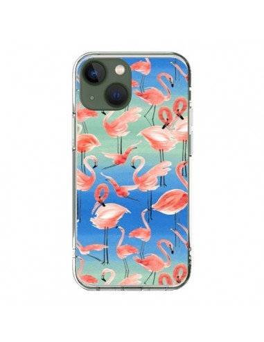 Coque iPhone 13 Flamingo Pink - Ninola Design