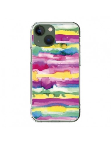 iPhone 13 Case Gingham Vichy Pink - Ninola Design