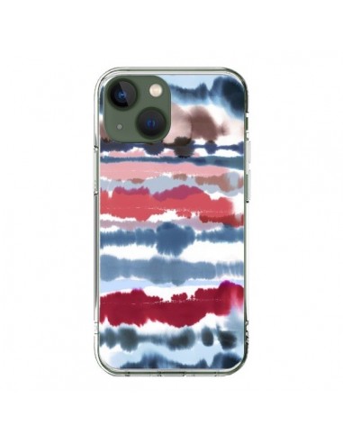 iPhone 13 Case Smoky Marble WaterColor Scuro - Ninola Design