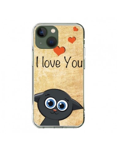 Coque iPhone 13 Cute Cat - Nico