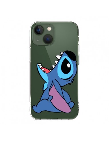 Coque iPhone 13 Stitch de Lilo et Stitch Transparente