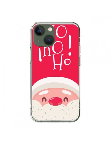 Cover iPhone 13 Babbo Natale Oh Oh Oh Rosso - Nico