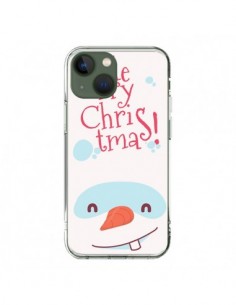 Cover iPhone 13 Pupazzo di Neve Merry Christmas Natale -...