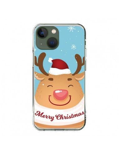 Coque iPhone 13 Renne de Noël Merry Christmas - Nico