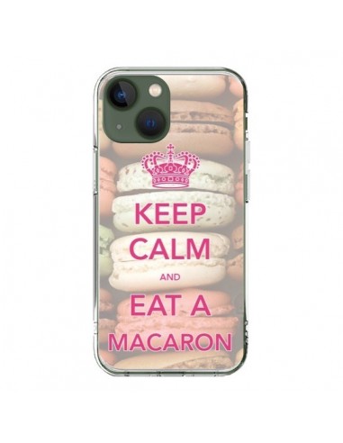 Coque iPhone 13 Keep Calm and Eat A Macaron - Nico