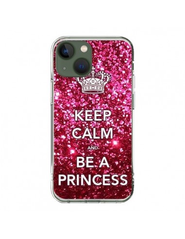 Coque iPhone 13 Keep Calm and Be A Princess - Nico