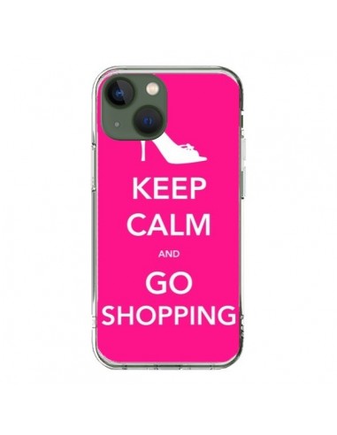 Coque iPhone 13 Keep Calm and Go Shopping - Nico