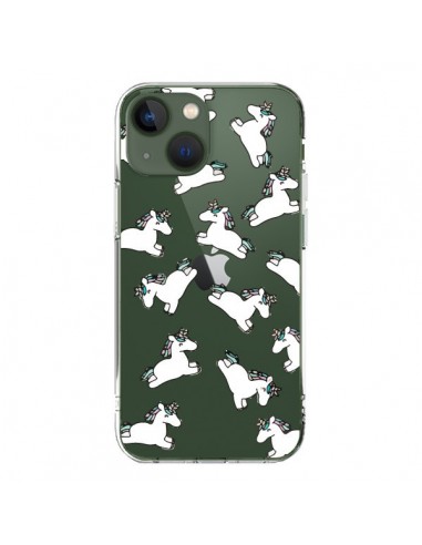 Coque iPhone 13 Licorne Crinière Transparente - Nico