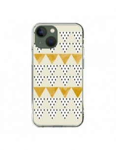 Coque iPhone 13 Triangles Or Garland Gold - Pura Vida