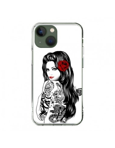 Coque iPhone 13 Tattoo Girl Lolita - Rachel Caldwell