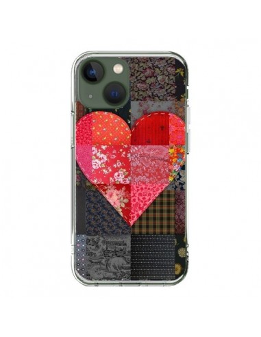 Coque iPhone 13 Coeur Heart Patch - Rachel Caldwell