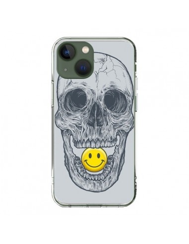 iPhone 13 Case Smiley Face Skull - Rachel Caldwell