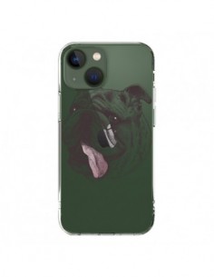 Coque iPhone 13 Chien Bulldog Dog Transparente - Rachel...