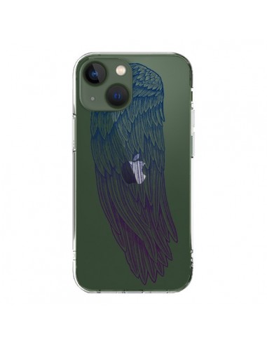 Coque iPhone 13 Ailes d'Ange Angel Wings Transparente - Rachel Caldwell