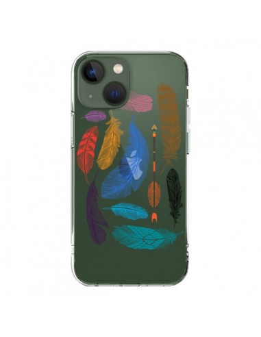 iPhone 13 Case Plume Colorful Clear - Rachel Caldwell