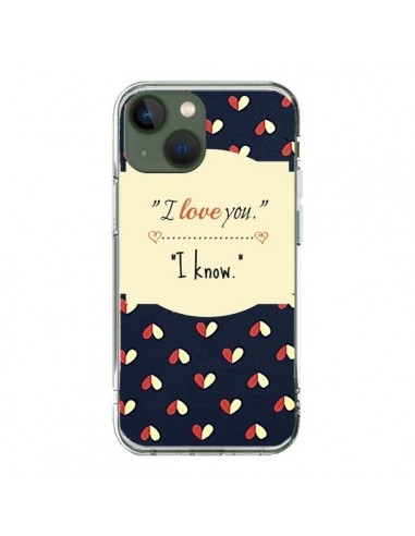 Coque iPhone 13 I love you - R Delean