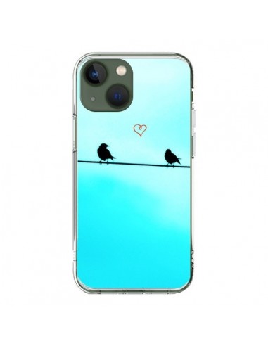 Coque iPhone 13 Oiseaux Birds Amour Love - R Delean