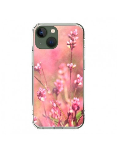 Coque iPhone 13 Fleurs Bourgeons Roses - R Delean