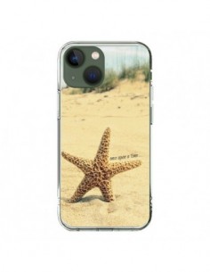 Coque iPhone 13 Etoile de Mer Plage Beach Summer Ete - R...