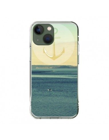 Coque iPhone 13 Ancre Navire Bateau Summer Beach Plage - R Delean