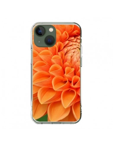 iPhone 13 Case Flowers Orange - R Delean