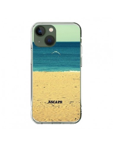 Coque iPhone 13 Escape Mer Plage Ocean Sable Paysage - R Delean