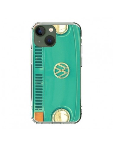 Coque iPhone 13 Groovy Van Hippie VW - R Delean