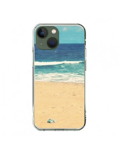 Coque iPhone 13 Mer Ocean Sable Plage Paysage - R Delean