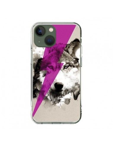 Coque iPhone 13 Wolf Rocks - Robert Farkas