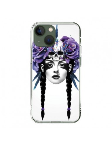 Coque iPhone 13 Fille Fleurs Warrior - Ruben Ireland