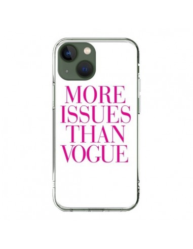 Coque iPhone 13 More Issues Than Vogue Rose Pink - Rex Lambo