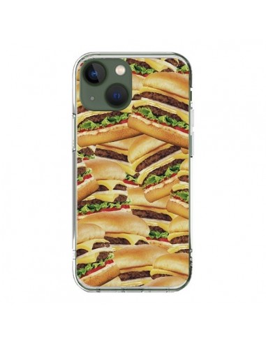 Coque iPhone 13 Burger Hamburger Cheeseburger - Rex Lambo