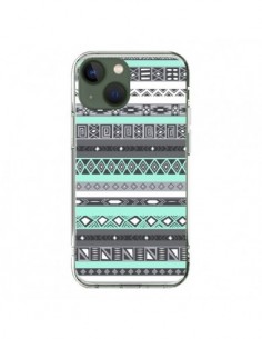 iPhone 13 Case Aztec Blue Pastel - Rex Lambo