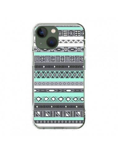 Cover iPhone 13 Azteco Aztec Blu Pastello - Rex Lambo