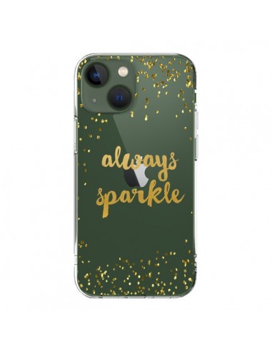 Coque iPhone 13 Always Sparkle, Brille Toujours Transparente - Sylvia Cook