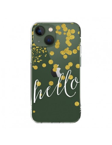 Cover iPhone 13 Hello Ciao Trasparente - Sylvia Cook