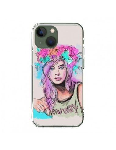 Coque iPhone 13 Femme Mannequin Barbara Palvin - Sara Eshak