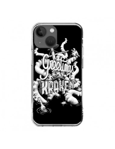 Coque iPhone 13 Greetings from the kraken Tentacules Poulpe - Senor Octopus