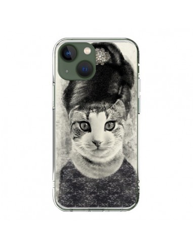 Coque iPhone 13 Audrey Cat Chat - Tipsy Eyes