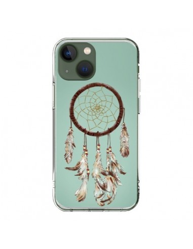 Coque iPhone 13 Attrape-rêves vert - Tipsy Eyes